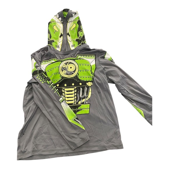 Brothers Robot Hoodie Pullover Long Sleeve Graphic‎ XL Youth Boys - Picture 1 of 10